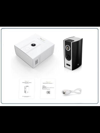 FreeCam, комнатная беспроводная WiFi видеокамера на аккумуляторе с DVR, HD (до 60 дней) (Clever Dog)