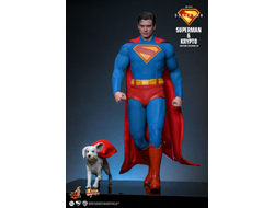ПРЕДЗАКАЗ - Супермен (Дэвид Коренсвет, "Супермен" 2025 г)  - Коллекционная ФИГУРКА 1/6 Superman & Krypto (MMS812) -  Hot Toys ?ЦЕНА: 39800 РУБ.?