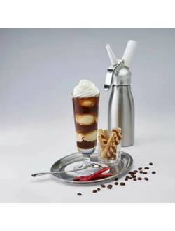 Сифон (кремер) для взбивания сливок 1 л, нержавеющая сталь/алюминий