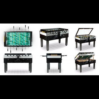 Настольный футбол (кикер) «Pro Sport» (144x76x90см, черный, жетоноприемник)