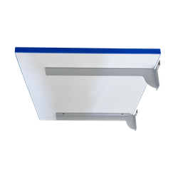 (ЭИАП1200) Полка из ЛДСП на экономпанель, с кронштейнами