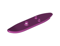 Minifigure, Utensil Surfboard Long, Magenta (6075 / 6054336)