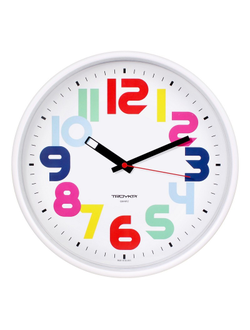 Часы настенные Troyka модель77, диаметр 305мм, пластик 77771712