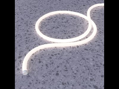 Гибкий неон D22 24В 16Вт/м 4000K IP67 5м, 200891