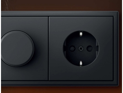 ArtGallery розетки и выключатели цвет карбон