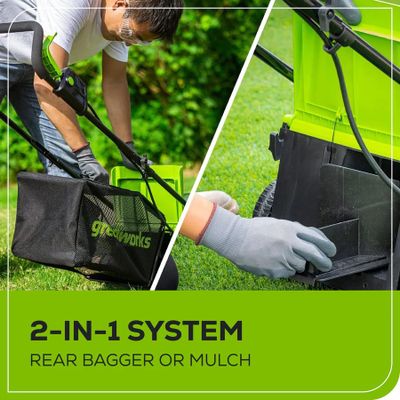 Аккумуляторная газонокосилка Greenworks GD24LM33