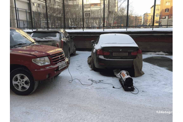 Отогрев дизельной тройки в Красноярске центральный район ул.Дубровинского