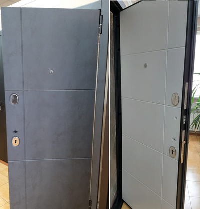 ЛАЙНДОР. ЭЛЕГАНТ 75 мм. ТРЕХКОНТУРНАЯ. ГРАФИТ/ БЕЛОЕ ДЕРЕВО