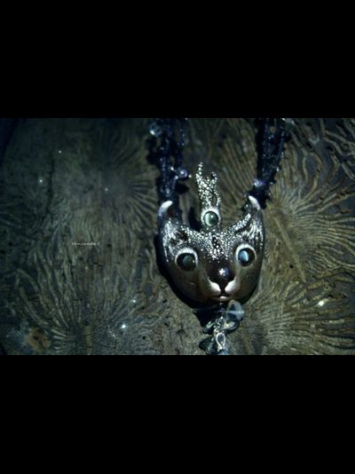 Волшебное колье-оберег &quot;Всеокий Оракул Снов&quot; (натуральные александриты, флюориты)