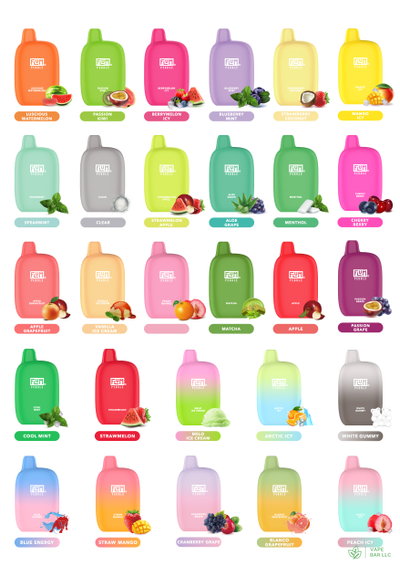 Одноразовая электронная сигарета Flum Pebble 6000 затяжек (подзаряжаемая)