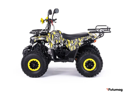 Квадроцикл Motax ATV Grizlik Super Lux 125 сс (AB) Желтый-камуфляж