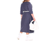 Теплое женское платье Арт. 10883-7171 (Цвет синий) Размеры 50-68
