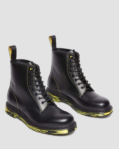 Ботинки Dr Martens 1460 Marbled Sole Black
