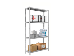 Стеллаж MS Standart 150KD/75x40/4