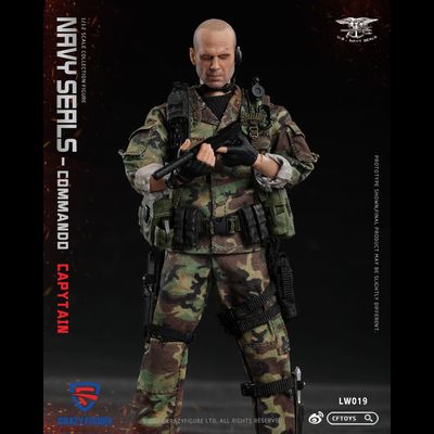 Капитан "морских котиков" США - Коллекционная фигурка 1/12 SCALE SEAL Special Assault Team Captain (LW019) - CRAZY FIGURE