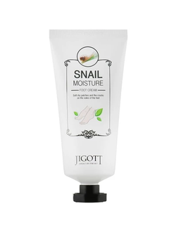 JIGOTT Foot Крем для ног с экстрактом слизи улитки увлажняющий