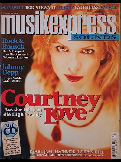 Musikexpress Sounds Magazine Courtney Love, Иностранные музыкальные журналы, Intpressshop
