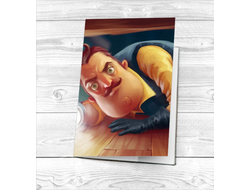 Обложка на паспорт Привет Сосед/ Hello Neighbor №3