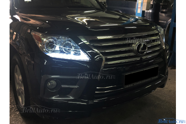 Рестайлинг Lexus LX 570 из 2008 в 2015