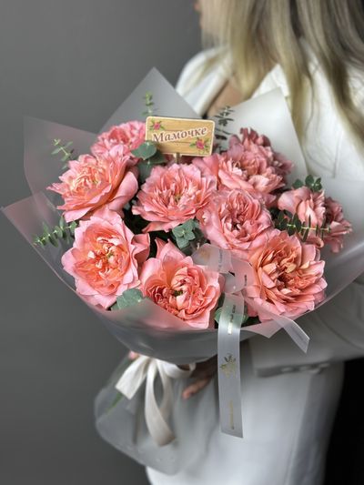 Букет из  11 пионовидных роз Мамочке