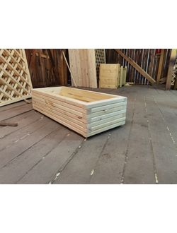 Ящик для цветов из бруска