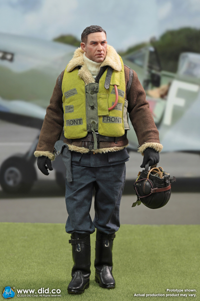 Британский пилот (Том Харди, "Дюнкерк")  - Коллекционная фигурка 1/6 WWII British Pilot Squadron Leader – Tom (K80187) - DID