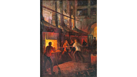 Сазонов Н.С.(1895-1972)  В цехе 1931 г. Холст, масло 79Х59 (1088)