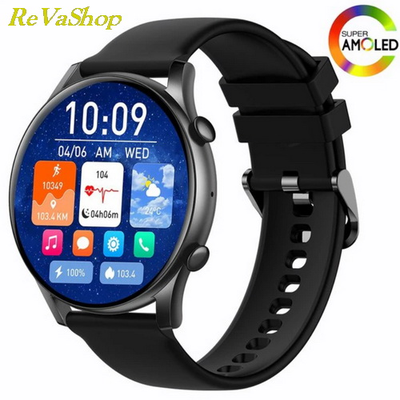 Смарт-часы AMOLED-дисплей 2023 водоупорные 1,43 дюйма