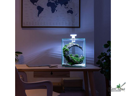 Аквариум AQUAEL SHRIMP SET DAY&NIGHT 10л, 20х20х25см белый