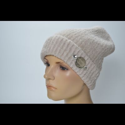 Шапка Vizio 1416 CRYO кашемир кремовая брелок