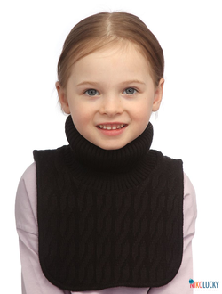 Манишка 23-34 подклад 100% полиэстер, размер 3 (от 5 лет) черный