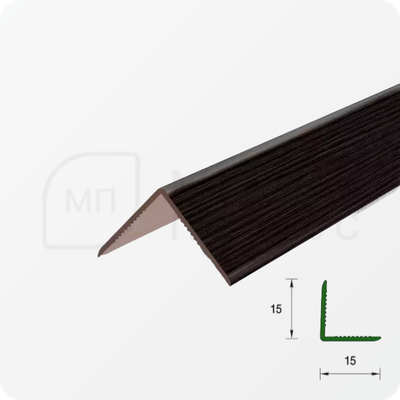 УГОЛ ДЕКОРАТИВНЫЙ 10Х10 УП 01-27.2700.501Л СЕРЕБРО (матовый)