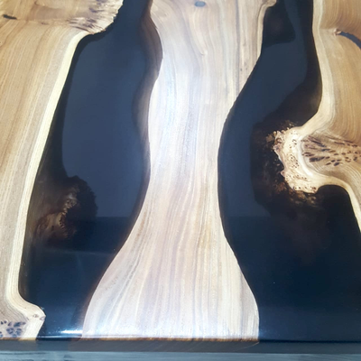 стол-река, карагач, слэб, стол из слэба, стол из спила, стол с рекой, стол из эпоксидной смолы, спил