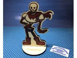Фигурка из дерева Папайрус, (Papyrus) Undertale