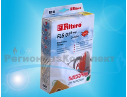 Набор пылесборников FLS 01 (S-bag), 4шт, микроволокно "Комфорт", Filtero