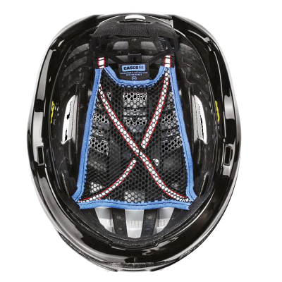 Велосипедный шлем CASCO SPEEDairo 2 blue-neon yellow без визора