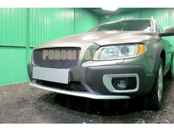 Защита радиатора Volvo XC70 II 2013-2016 black низ PREMIUM