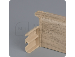 Плинтус из дюрополимера Comfort Classic 80 дуб мокка с внутренним углом