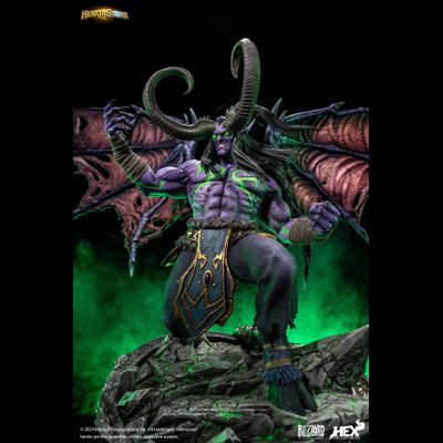 Иллидан Ярость Бури (серия Warcraft, HearthStone) - КОЛЛЕКЦИОННАЯ СТАТУЯ 1/10 Illidan Stormrage (HEXHS06) - HEX Collectibles x Blizzard