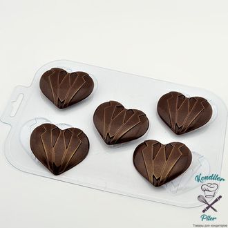 Молд пластиковый Мужское сердце