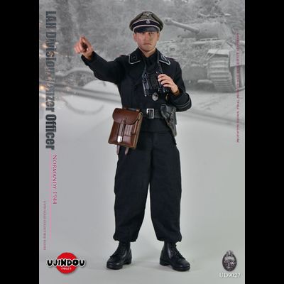 ПОМЯТ УГОЛОК - Немецкий танкист  - Коллекционная фигурка 1/6 scale WWII SS LSSAH Panzer (UD9027) - UJINDOU
