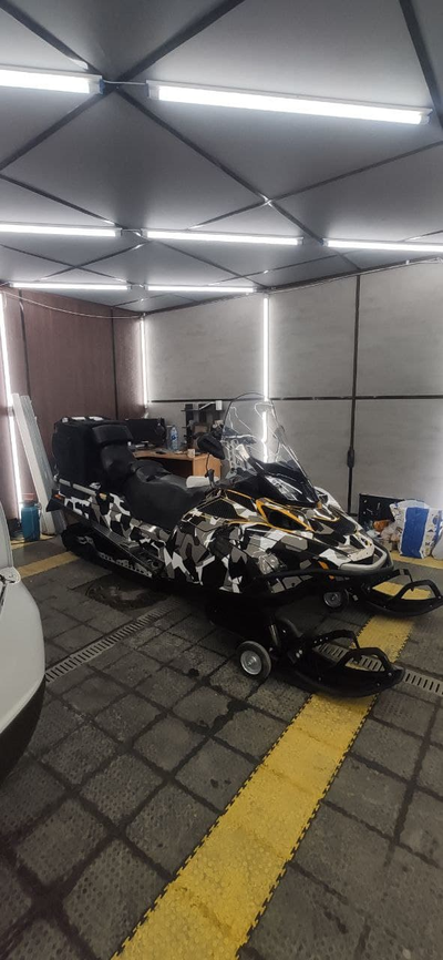 Наклейки на снегоход BRP Lynx Skandic Army Yeti expedition commander 2012 2020 №2275