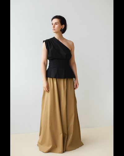 Топ асимметричный  из итальянского хлопка