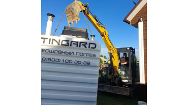 Установка погреба Тингард 1500 в Архангельске