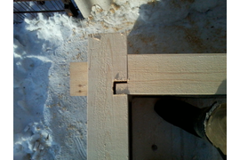 Стык "тёплый угол".