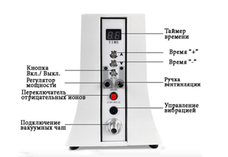 Аппарат вакуумно-вибрационного массажа тела профессиональный NМ-N503, 35 банок