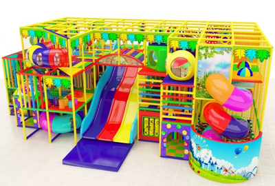 Детский игровой лабиринт 12,1х8,5х4,6м.