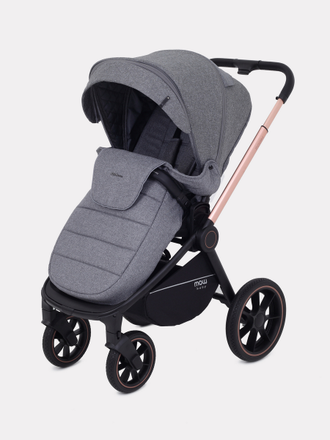 Коляска 2в1 MowBaby Zoom Gold Grey