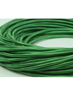 Провод декоративный ПДК 2*0,75 Зелёный шёлк