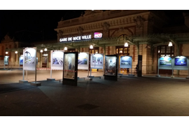 Выставка, посвященная вкладу ОАО РЖД в организацию Олимпиады-2014, Ницца, Франция, 2015 год